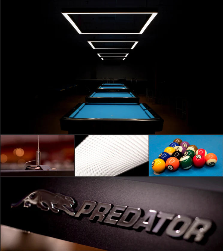 LEDライト付きテーブルビリヤード プレデターアリーナライト – プレデターキューズ