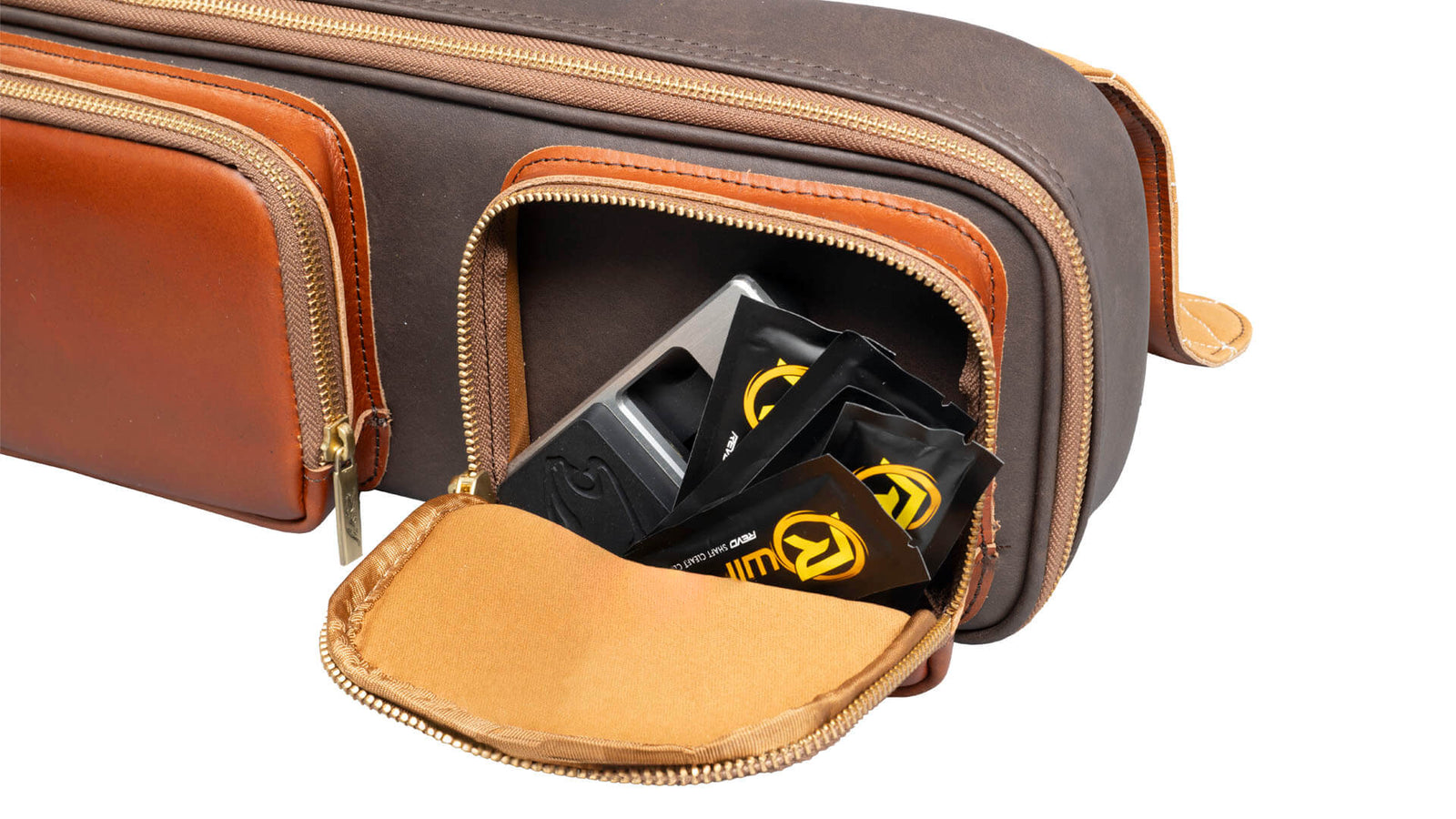 キューケース　ブラウン革　2B4S キューケース ブラウン革 2B4S ビリヤードキューケース ブラウン革 2B4S